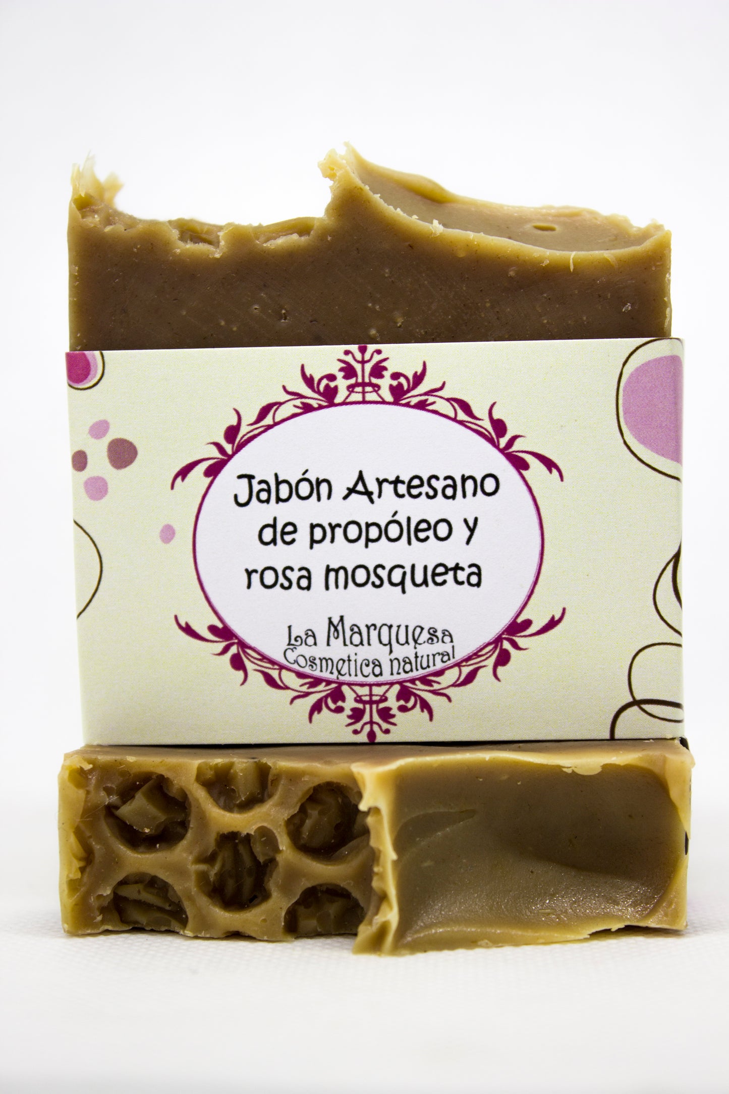 Jabón de propóleo y rosa mosqueta