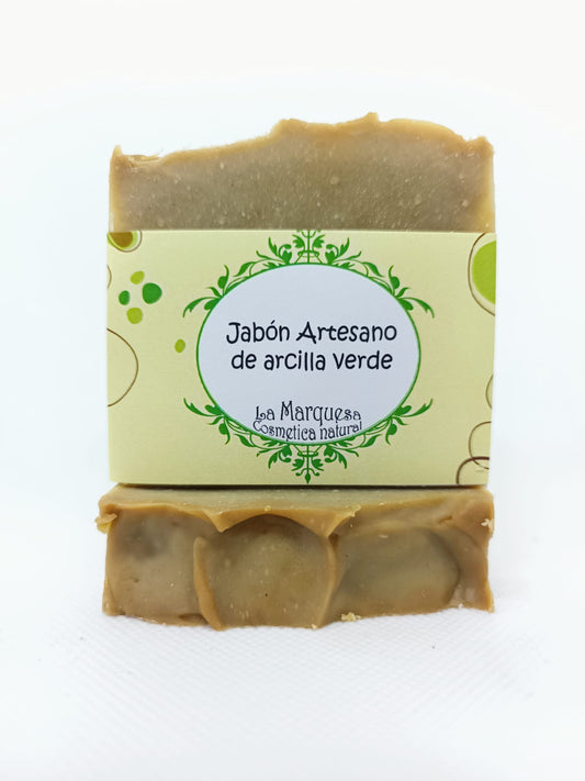 Jabón de arcilla verde