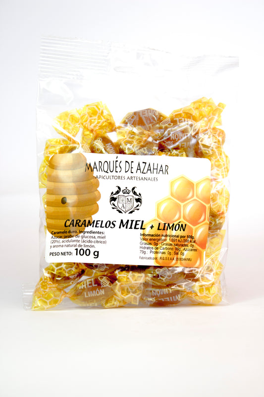 Caramelos de miel y limón